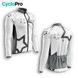 TENUE CYCLISTE HIVER HOMME BLANCHE - STAR+ tenue cyclisme homme CycloPro 