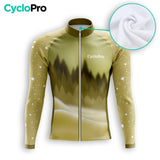 TENUE CYCLISTE HIVER HOMME JAUNE - SNOW+ tenue cyclisme homme CycloPro 