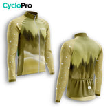 TENUE CYCLISTE HIVER HOMME JAUNE - SNOW+ tenue cyclisme homme CycloPro 