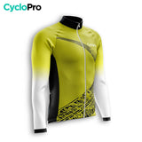 TENUE CYCLISTE HIVER HOMME JAUNE - TRACE+ tenue cyclisme homme CycloPro 
