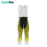 TENUE CYCLISTE HIVER HOMME JAUNE - TRACE+ tenue cyclisme homme CycloPro 