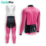 TENUE CYCLISTE HIVER HOMME ROSE - SPEED+ tenue cyclisme homme CycloPro 