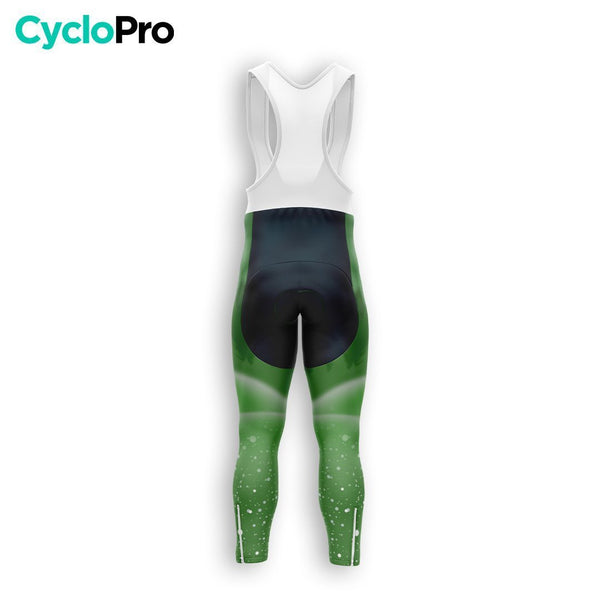 TENUE CYCLISTE HIVER HOMME VERTE - SNOW+ tenue cyclisme homme CycloPro 