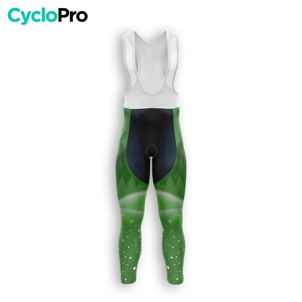 TENUE CYCLISTE HIVER HOMME VERTE - SNOW+ tenue cyclisme homme CycloPro 