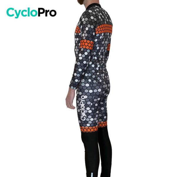 Tenue cycliste hiver Orange - Atmosphère+ tenue de cyclisme thermique GT-Cycle Outdoor Store 