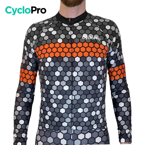 Tenue cycliste hiver Orange - Atmosphère+ tenue de cyclisme thermique GT-Cycle Outdoor Store 
