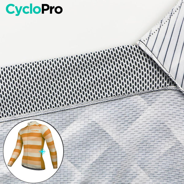 Tenue cycliste hiver Orange - Evasion+ tenue de cyclisme thermique GT-Cycle Outdoor Store 