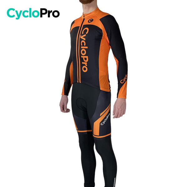Tenue cycliste hiver orange - Flash+ tenue de cyclisme thermique GT-Cycle Outdoor Store 