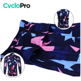 Tenue cycliste hiver Rose et bleue - Origami tenue cyclisme homme GT-Cycle Outdoor Store 