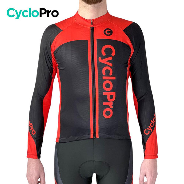Tenue cycliste hiver rouge - Flash+ tenue de cyclisme hiver GT-Cycle Outdoor Store 