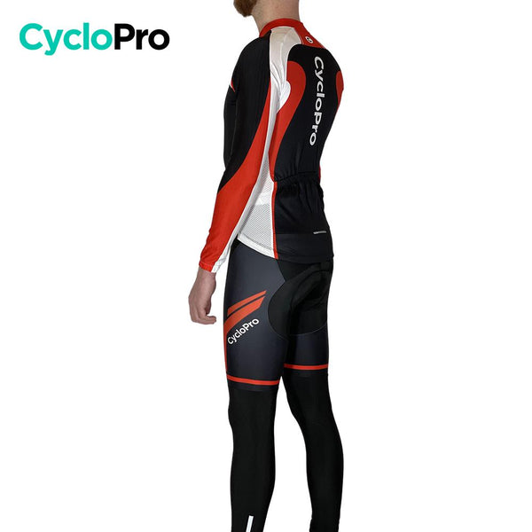Tenue cycliste hiver rouge - Racing+ tenue cyclisme homme GT-Cycle Outdoor Store 
