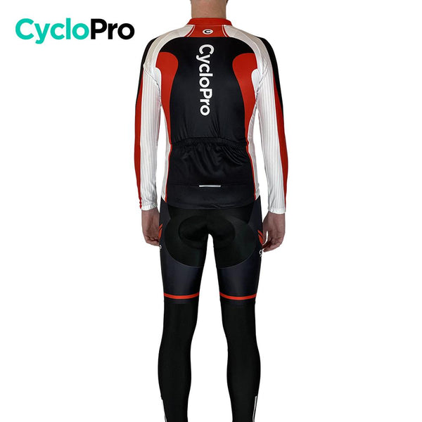 Tenue cycliste hiver rouge - Racing+ tenue cyclisme homme GT-Cycle Outdoor Store 