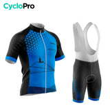 Outfit da ciclismo Mont Ventoux Bleu - Performance
