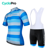 Tenue De Cyclisme Bleu - Evasion+ - DESTOCKAGE Tenue de cyclisme été Cyclo Pro S 