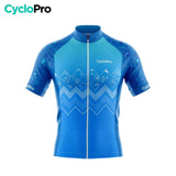 TENUE DE CYCLISME ÉTÉ HOMME BLEUE - GRAFIK+ Tenue de cyclisme été GT-Cycle Outdoor Store 