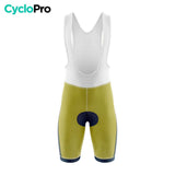 TENUE DE CYCLISME ÉTÉ HOMME JAUNE - CHIC+ Tenue de cyclisme été GT-Cycle Outdoor Store 