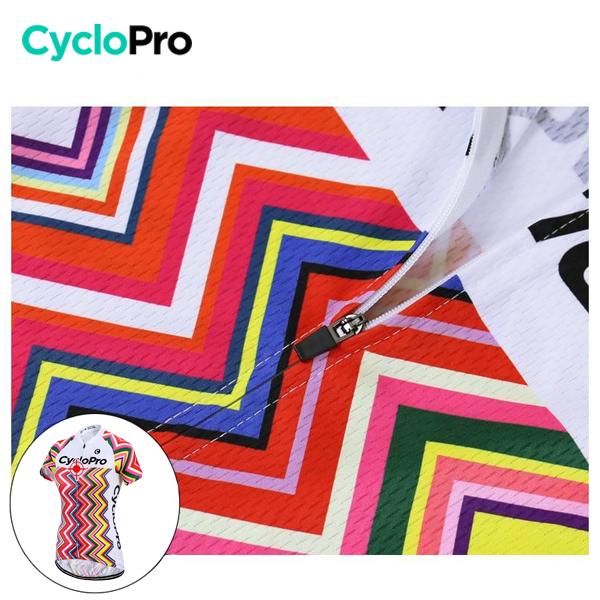 TENUE DE CYCLISME FEMME - ZIGZAG+ Tenue de cyclisme été CycloPro 