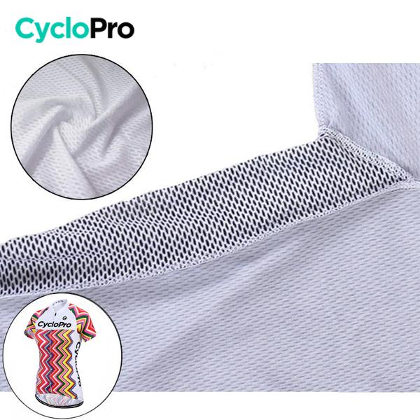 TENUE DE CYCLISME FEMME - ZIGZAG+ Tenue de cyclisme été CycloPro 