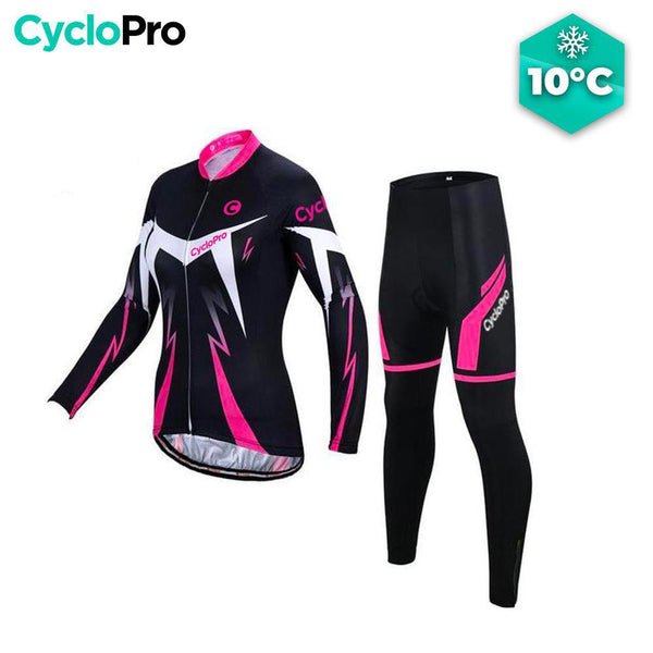 Tenue Vélo Automne Rose - Confort+ tenue automne femme GT-Cycle Outdoor Store Sans bretelles L 