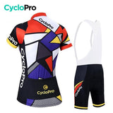 TENUE VÉLO DE ROUTE MOSAIQUE - CONFORT+ Tenue de cyclisme été CycloPro 