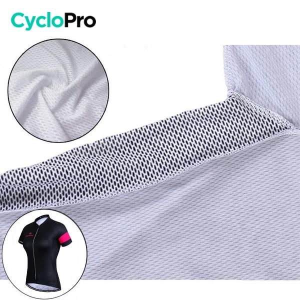 TENUE VÉLO DE ROUTE NOIRE - ÉLÉGANCE+ - DESTOCKAGE Tenue de cyclisme été CycloPro 