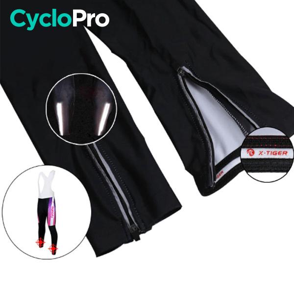 Tenue Vélo Hiver Rose - Confort+ tenue thermique femme GT-Cycle Outdoor Store 