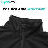 Veste Thermique Cyclisme Rouge - Mountain+ CycloPro 